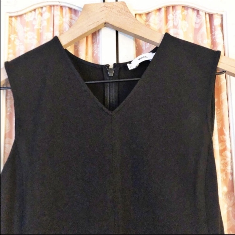 Vince. Black drop waist sleeveless dress size 0 - Picture 5 of 13